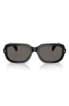 Moncler 55mm Pillow Sunglasses In Black