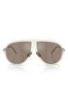 Moncler 61mm Pilot Sunglasses