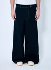Moncler X Palm Angels Wide-leg Trousers In Black