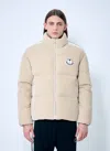 Moncler 8  Palm Angels Women Abrolhos Short Down Jacket In Neutral