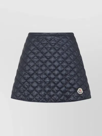 MONCLER A-LINE HIGH-WAISTED MINI SKIRT