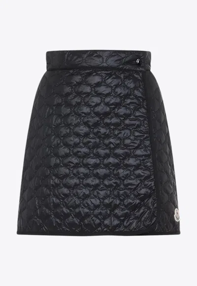 MONCLER A-LINE PADDED MINI SKIRT