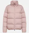 Moncler Padded Down Puffer Jacket In Pink