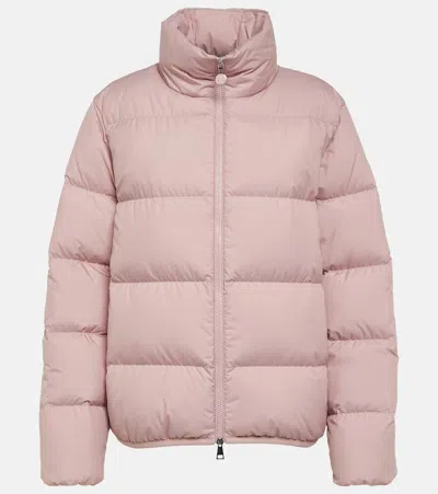 Moncler Padded Down Puffer Jacket In Pink