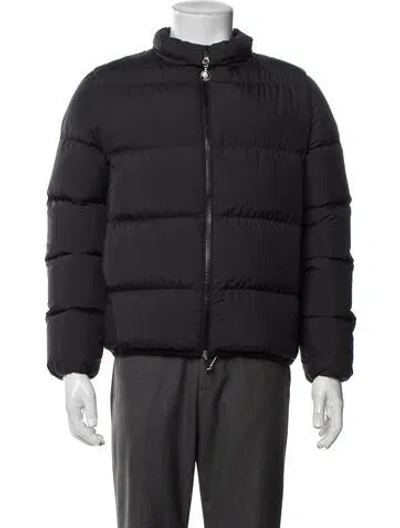 Pre-owned Moncler Abbadia Giubbotto Puffer Coat In Black