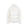 Moncler Beige Abbadia Polyamide Jacket In White
