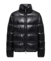 Moncler Abbadia Short Down Jacket In Black