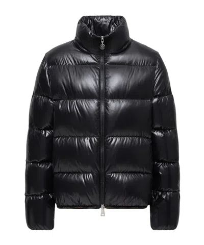 Moncler Abbadia Short Down Jacket In Black