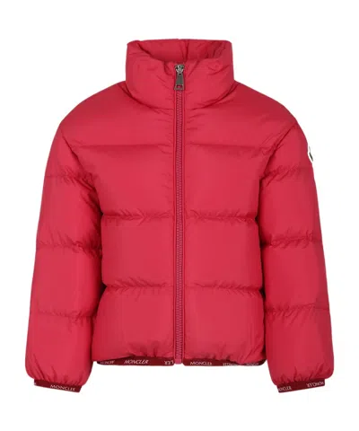 Moncler Abbadia Quilted Puffer Jacket In Red