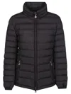 Moncler Amintore Quilted Puffer Jacket In Nero