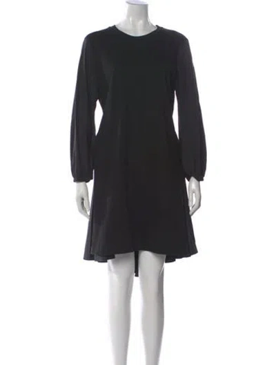 Pre-owned Moncler Abito Knee-length Dress In Black