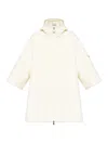 Moncler Virgin Wool Blend Cape In White