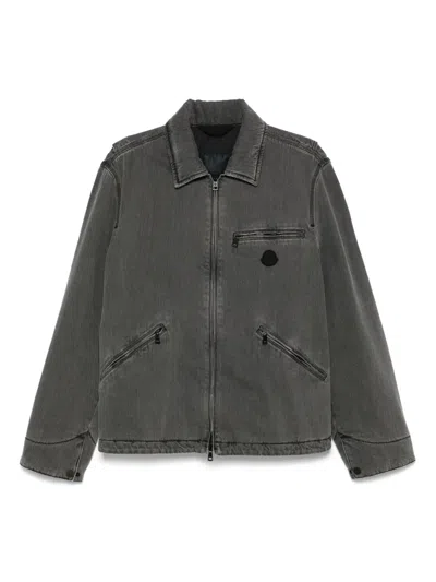 Moncler Acate Shirt Jacket In Black