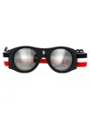 Moncler Shield Mountaineering Goggles In Black