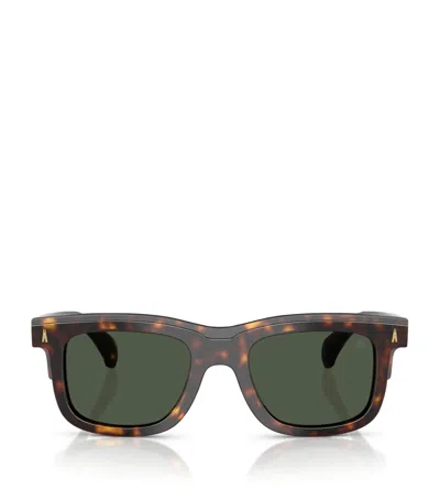 Moncler Acetate Claro Me6004 Sunglasses In Brown
