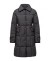 Moncler Achard Quilted Shell Down Coat In Black