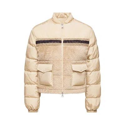 Pre-owned Moncler Achillee Zipper Jacket 'camel' | Tan | Women's Size 0 In Brown