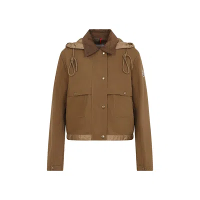 Moncler Aconitum Jacket In Brown