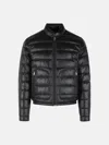Moncler Acorus Short Down Jacket In Black