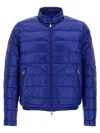 Moncler Acorus Zip-up Down Jacket In Blue