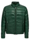 Moncler Logo-patch Padded Jacket In Green