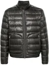 Moncler Chambly Down Shirt Jacket In Grey