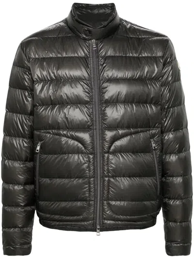 Moncler Chambly Down Shirt Jacket In Blue