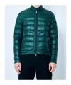 Moncler Logo-patch Padded Jacket In Blue