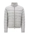 Moncler Acorus Logo-patch Padded Jacket In Grey