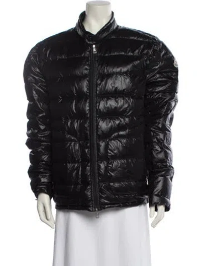 Pre-owned Moncler Acorus Nylon Down Jacket In Black