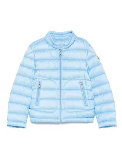 Moncler Kids' Piumino Acorus Ripiegabile In Blue