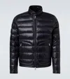 Moncler Acorus Quilted Down Jacket In Navy