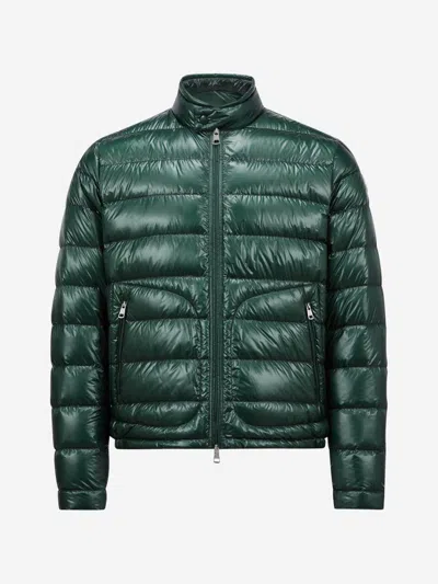 Moncler Acorus Quilted Jacket In Green