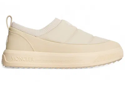 Pre-owned Moncler Active Slipon Sneakers (women's) In Light Beige In Sand