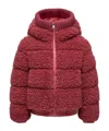 Moncler Adalbertas Teddy Hooded Down Jacket In Multi