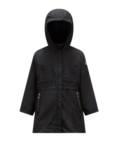 Moncler Adeola Parka Coat In Black