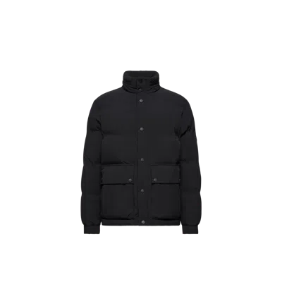 MONCLER MONCLER DOUDOUNE COURTE ADHARA, HOMME, NOIR, TAILLE: 6