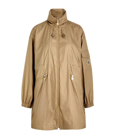 Moncler Adhemar Nylon Parka In Nude