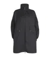 Moncler Adhemar Water-repellent Long Parka Jacket In Black