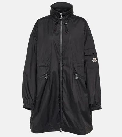 Moncler Enet Zip-up Hooded Jacket In Black