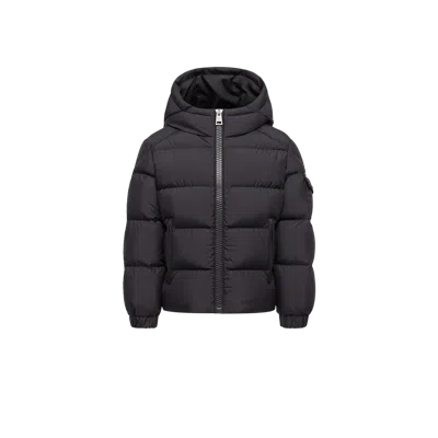 Moncler Adilie Hooded Mid-length Down Jacket In Blue