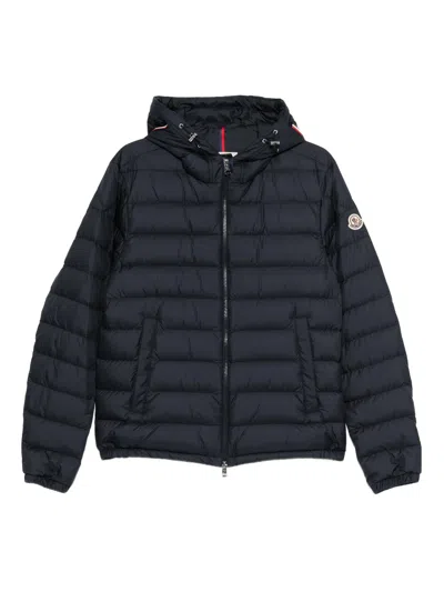 Moncler Adjustable Hooded Down-filled Coat - Size 3 In Blue