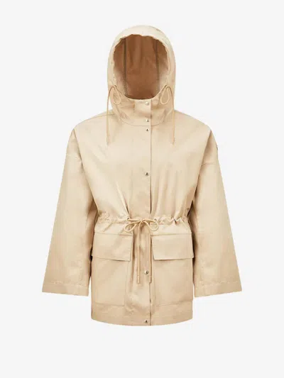 MONCLER MONCLER ADJUSTABLE PLAIN TRENCH COAT
