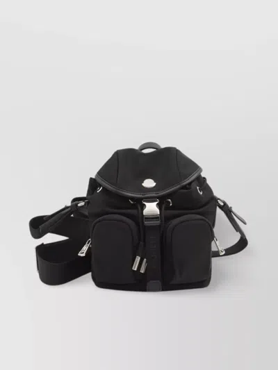 Moncler Adjustable Strap Leather Finish Mini Bag