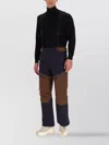 Moncler Adjustable Strap Ski Trousers And Pockets In Black