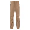 Moncler Adjustable Waistband Zip Detailed Pants In Beige