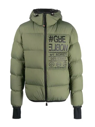 Moncler Adret  Grenoble Down Jacket In Green