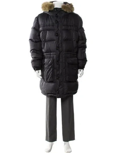 Pre-owned Moncler Affton Giubbotto Puffer Coat In Blue