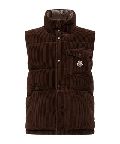 MONCLER AGEN CORDUROY DOWN VEST