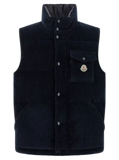 MONCLER AGEN GILET BLUE